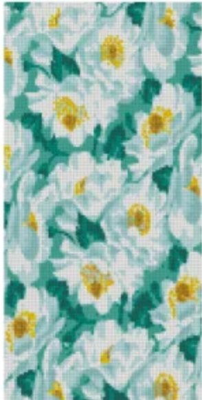 Алмазна мозаїка Білі квіти