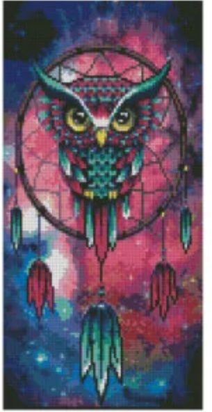 Алмазна мозаїка Сова та ловець снів