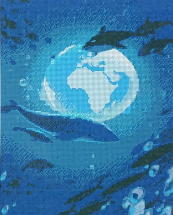 Алмазна картина Водний всесвіт
