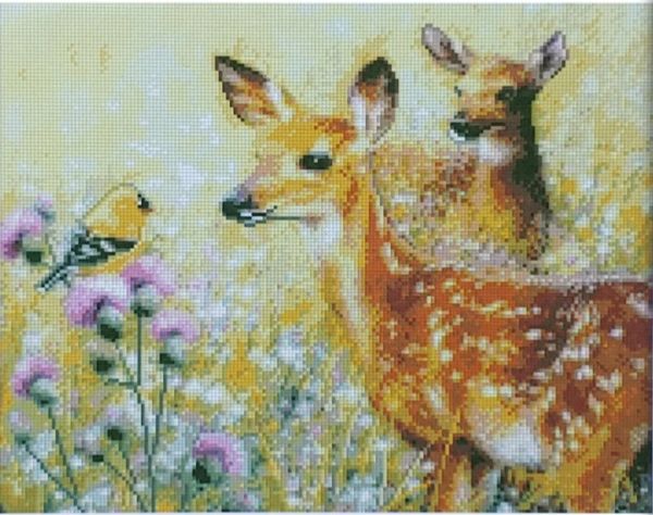 Алмазна картина Оленята Бембі