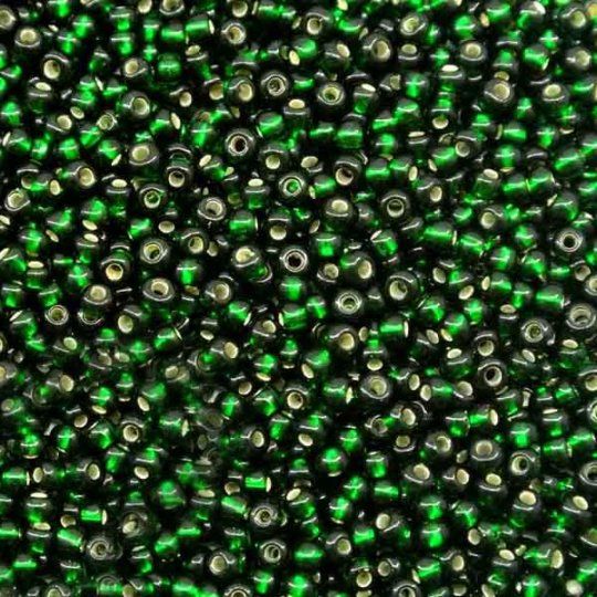 Бісер Чеський № 57150 Напівпрозорий зелений