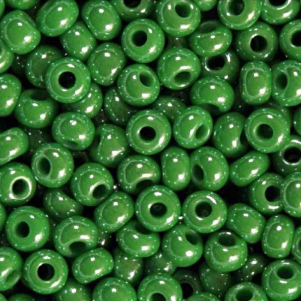 Бісер Чеський № 58250 Непрозорий зелений