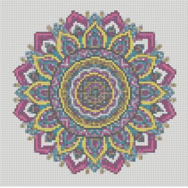 Алмазна мозаїка Візерунки у стилі мандала