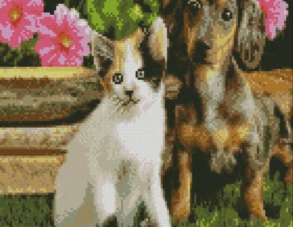 Алмазна мозаїка Вухасті друзі