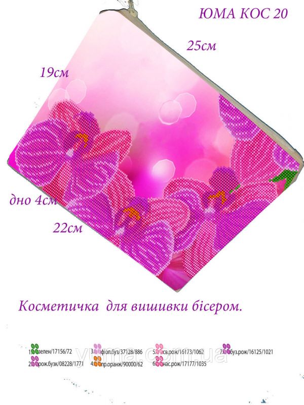 Косметичкa під вишивку №10