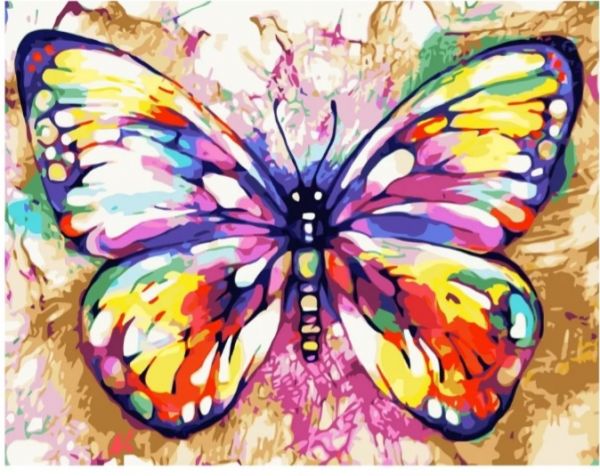 Картина за номерами Барвистий метелик