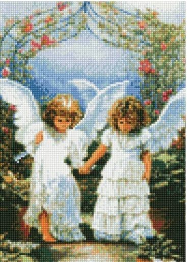 Алмазна мозаїка Дівчата-ангели