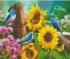 Алмазна мозаїка  Птахи та соняшники