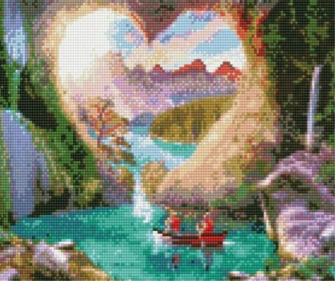 Алмазна мозаїка Серце в природі