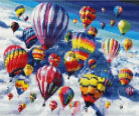 Алмазна мозаїка Кулі - легше за повітря