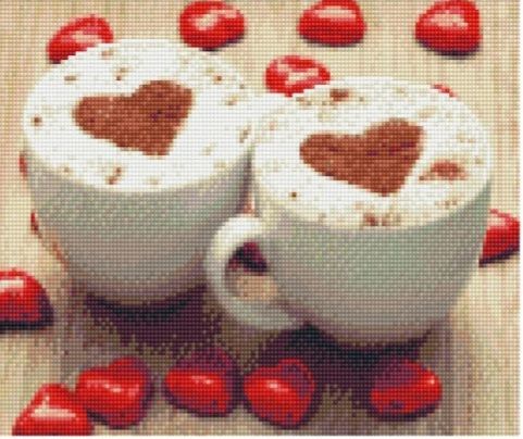 Алмазна мозаїка Кава для закоханих