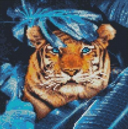 Алмазна мозаїка Колібрі та жовті квіти