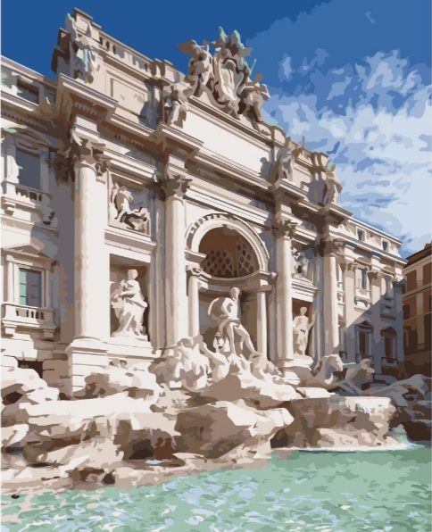 Картина за номерами Рим