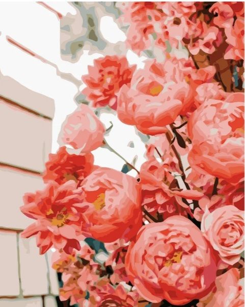 Картина за номерами Прекрасні троянди