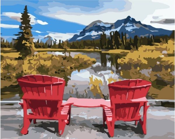 Картина за номерами Вид на природу