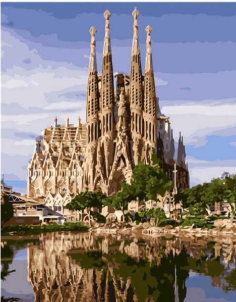 Картина за номерами Готичний замок