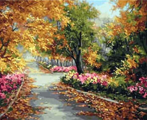 Картина за номерами Біля води