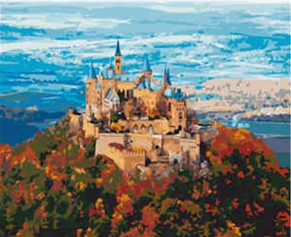 Картина за номерами Замок на горі