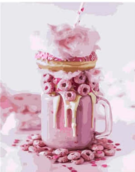 Картина за номерами Рожевий десерт