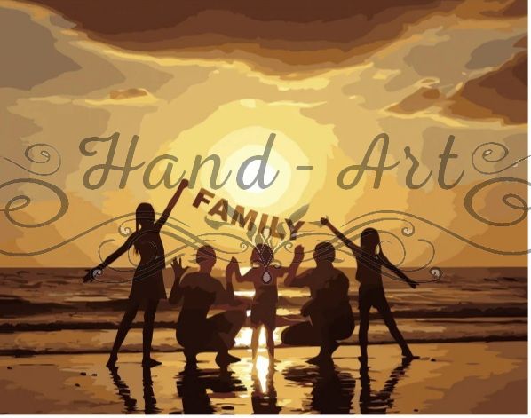 Картина за номерами  FAMILY
