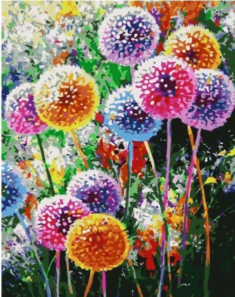 Картина за номерами  Неймовірна кульбаба