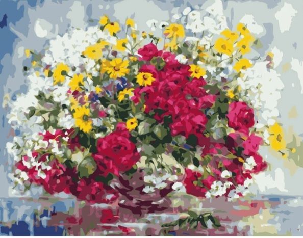 Картина за номерами Барвисті польові квіти