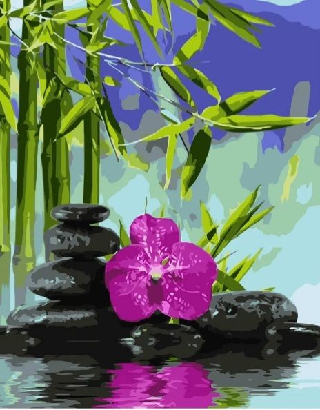 Картина за номерами Орхідея у воді