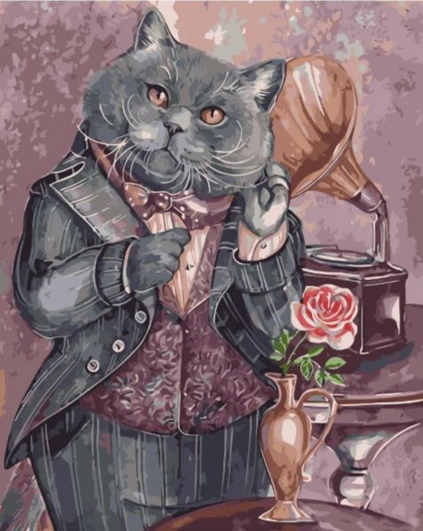 Картина за номерами  Мелодія думок