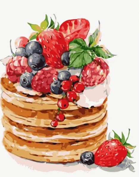 Картина за номерами Смачний сніданок