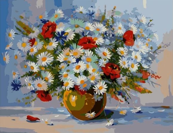 Картина за номерами Букет польових квітів