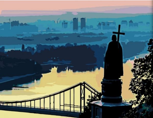 Картина за номерами Володимир над Києвом