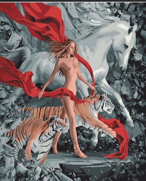 Картина за номерами Жіноча сутність