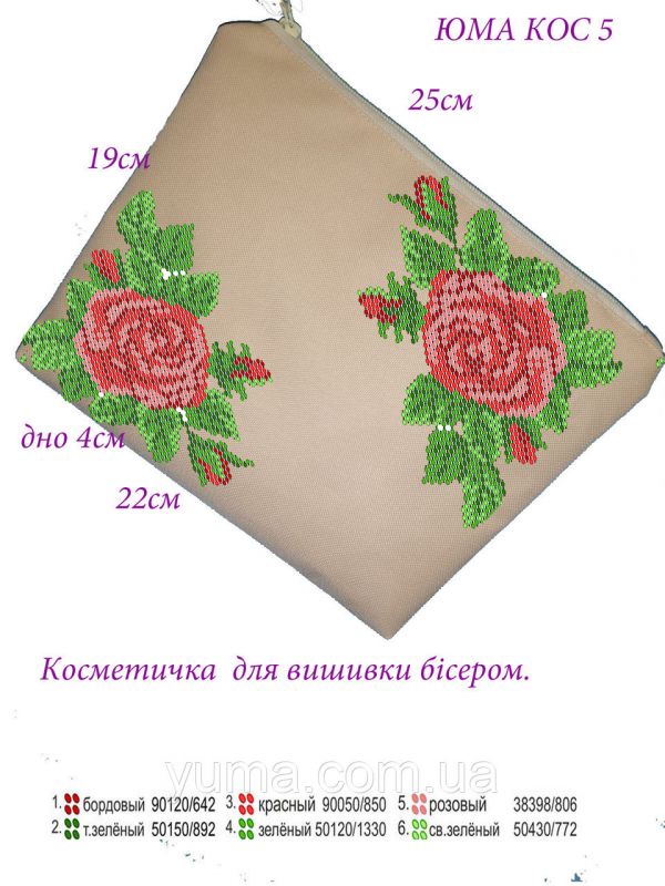 Косметичкa під вишивку №3