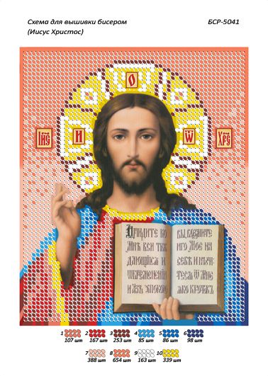 Схеми для вишивки Ісус Христос