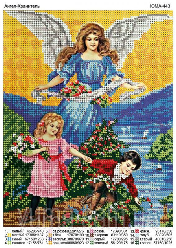 Схема для вишивки Ангел охорониць