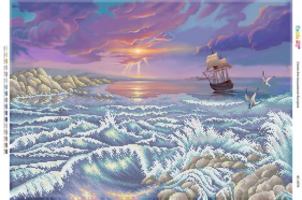 Схема для вишивки Морський пейзаж