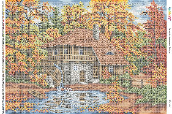 Схема для вишивки Млин (част. виш.)