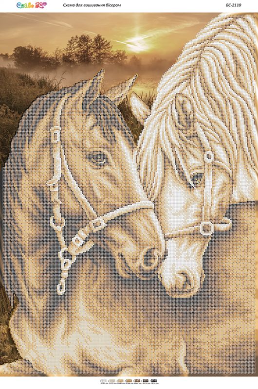 Схема для вишивки Літній світанок (част. виш.).