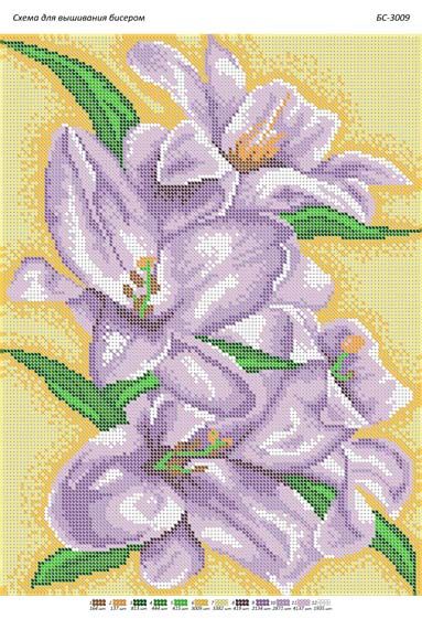 Схема для вишивки Лілії
