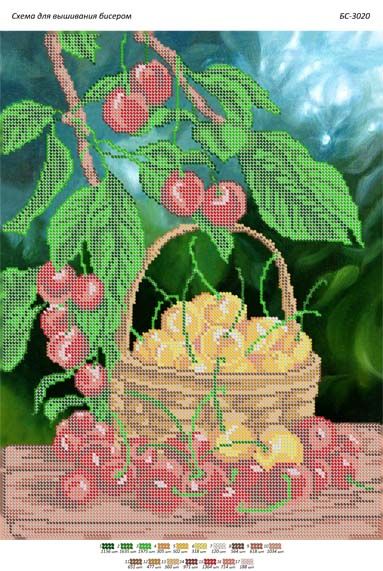 Схема для вишивки  Черешня (част. виш.)