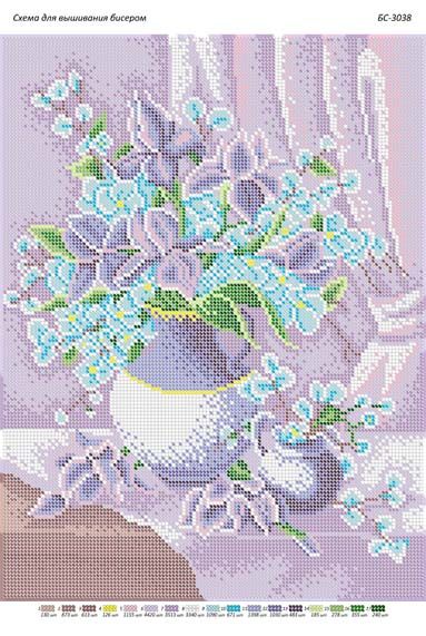 Схема для вишивки Ніжні квіти