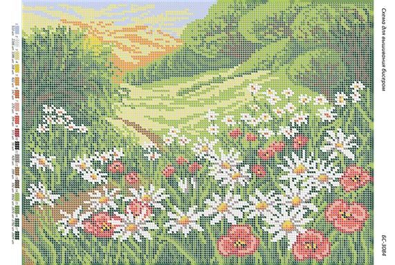 Схема для вишивки Польові квіти