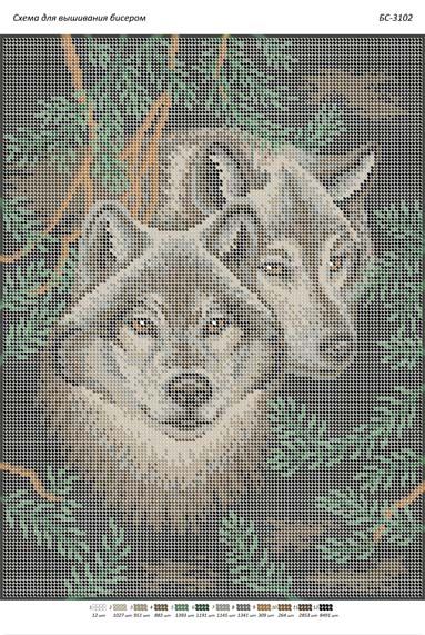 Схема для вишивки Вовки