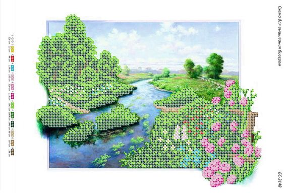 Схема для вишивки Літо