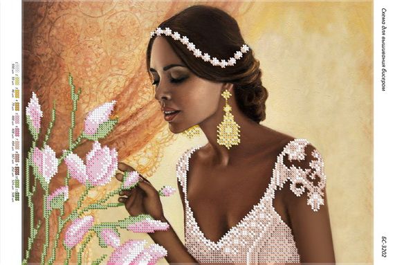 Схема для вишивки Мулатка