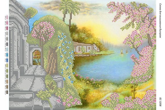 Схема для вишивки Забутий храм