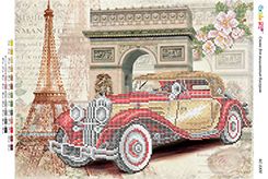Схема для вишивки Ретро авто 1
