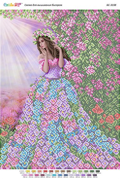 Схема для вишивки Квітуча весна (част.виш.)