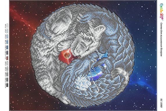 Схема для вишивки Інь-Янь (част. виш.)