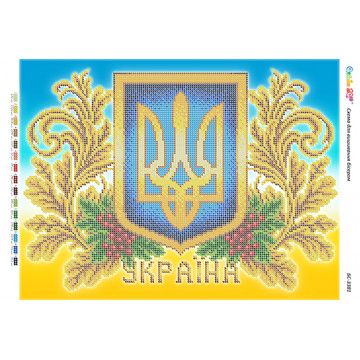 Схема для вишивки Герб з калиною (част. виш.)